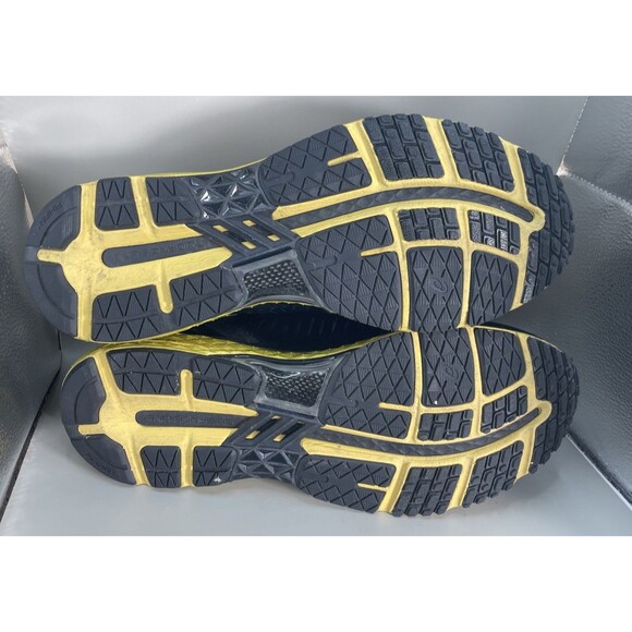 Asics Metarun Mens 12.5 Black Onyx Gold Running Gym T641N-9099 main image 9
